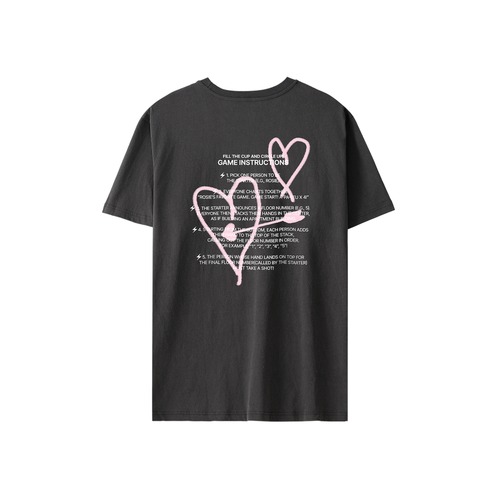 ROSÉ [ROSIE] | APT T-shirt - Grey
