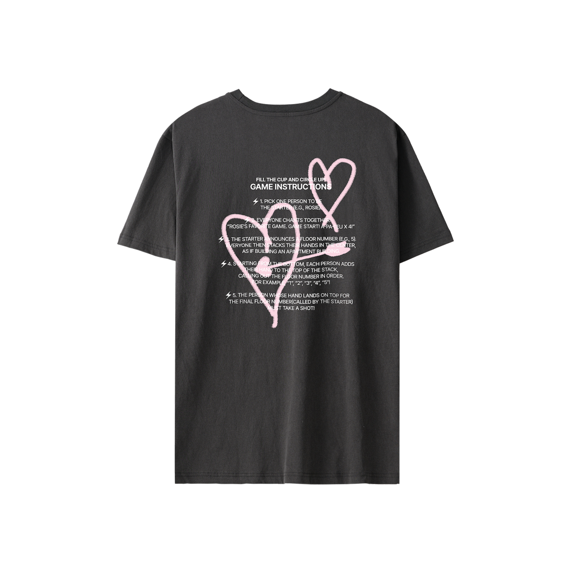ROSÉ [ROSIE] | APT T-shirt - Grey