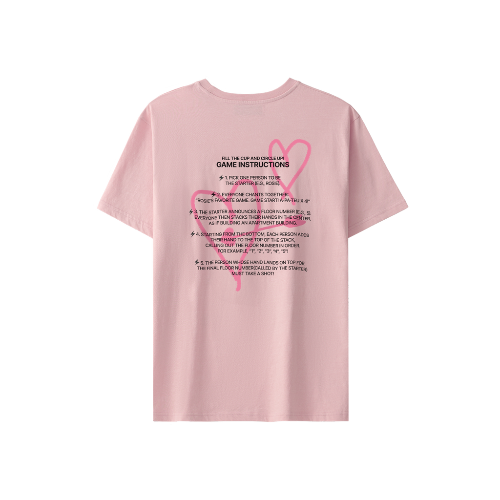 ROSÉ [ROSIE] | APT T-shirt - Pink