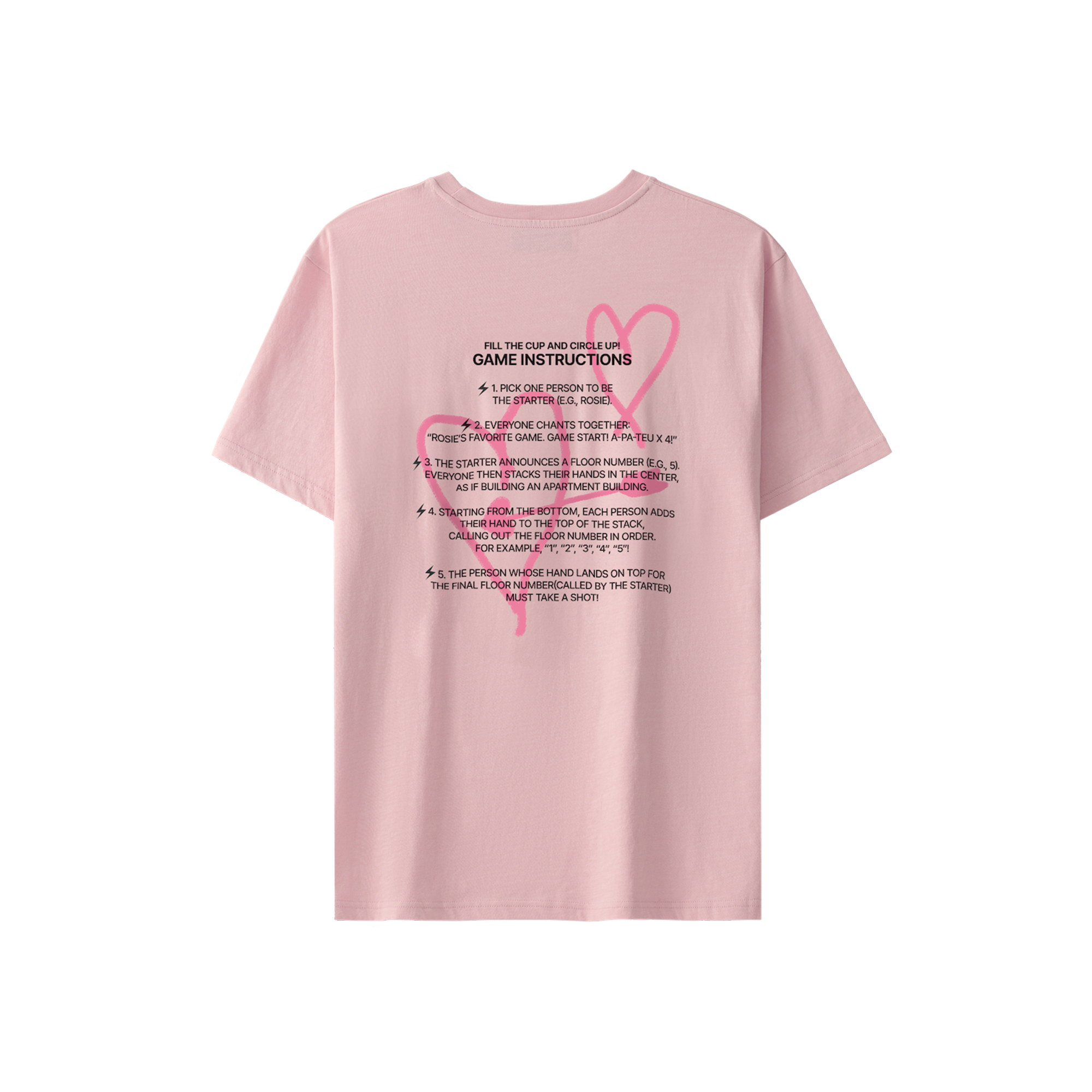 ROSÉ [ROSIE] | APT T-shirt - Pink