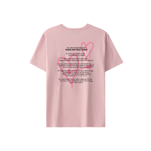 ROSÉ [ROSIE] | APT T-shirt - Pink
