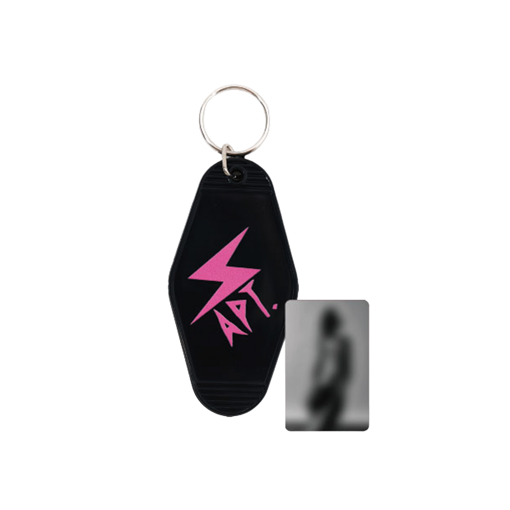 ROSÉ [ROSIE] | APT | Lightening Keychain - Black