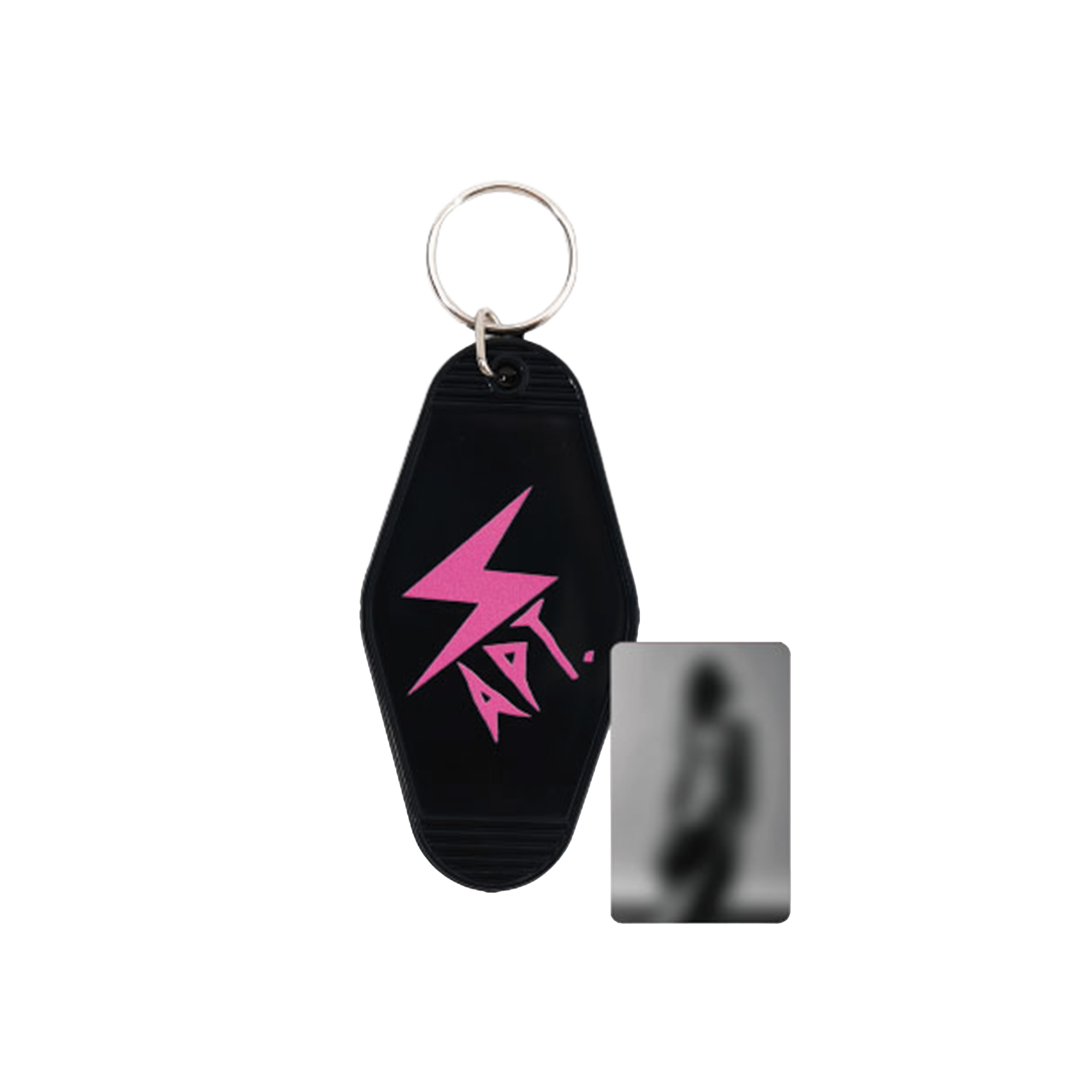 ROSÉ [ROSIE] | APT | Lightening Keychain - Black