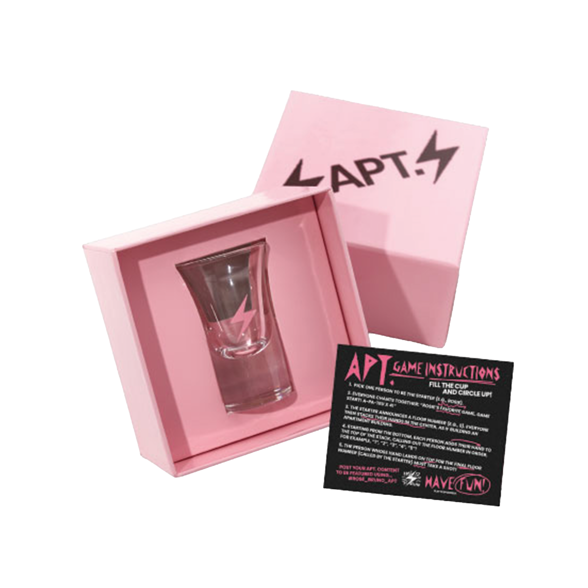 ROSÉ [ROSIE] | APT | Shot Glass - Lightening (Set A)