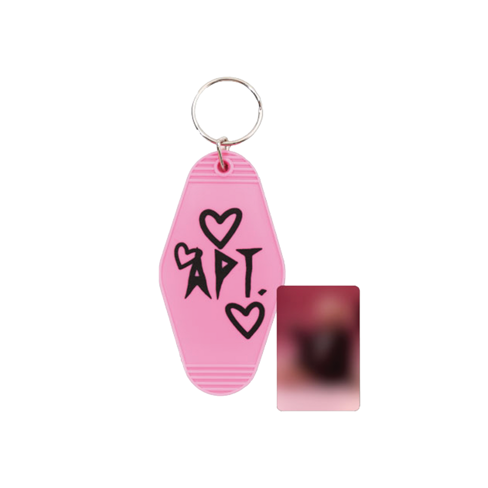 ROSÉ [ROSIE] | APT | Hearts Keychain - Pink
