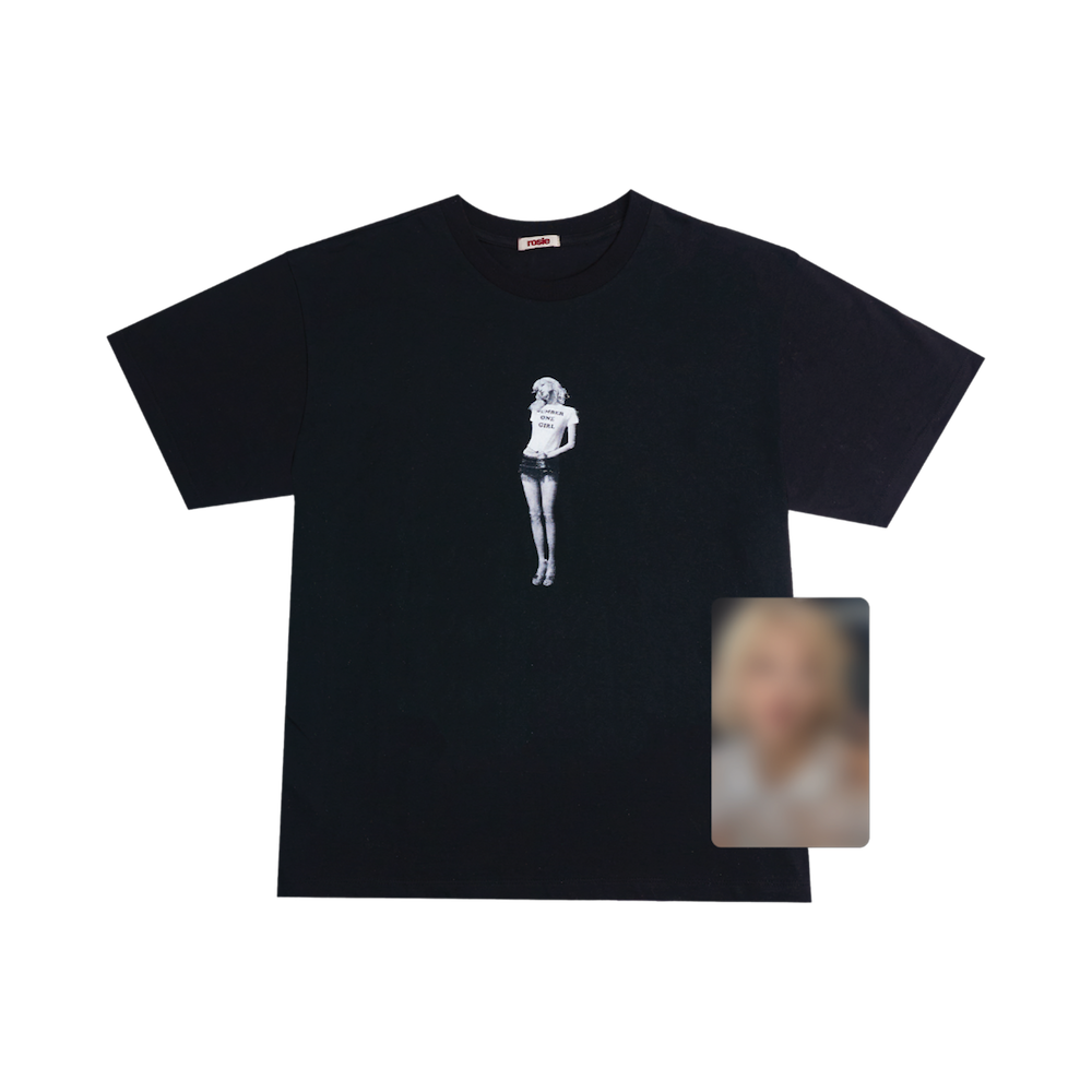 ROSÉ [ROSIE] | Black T-Shirt