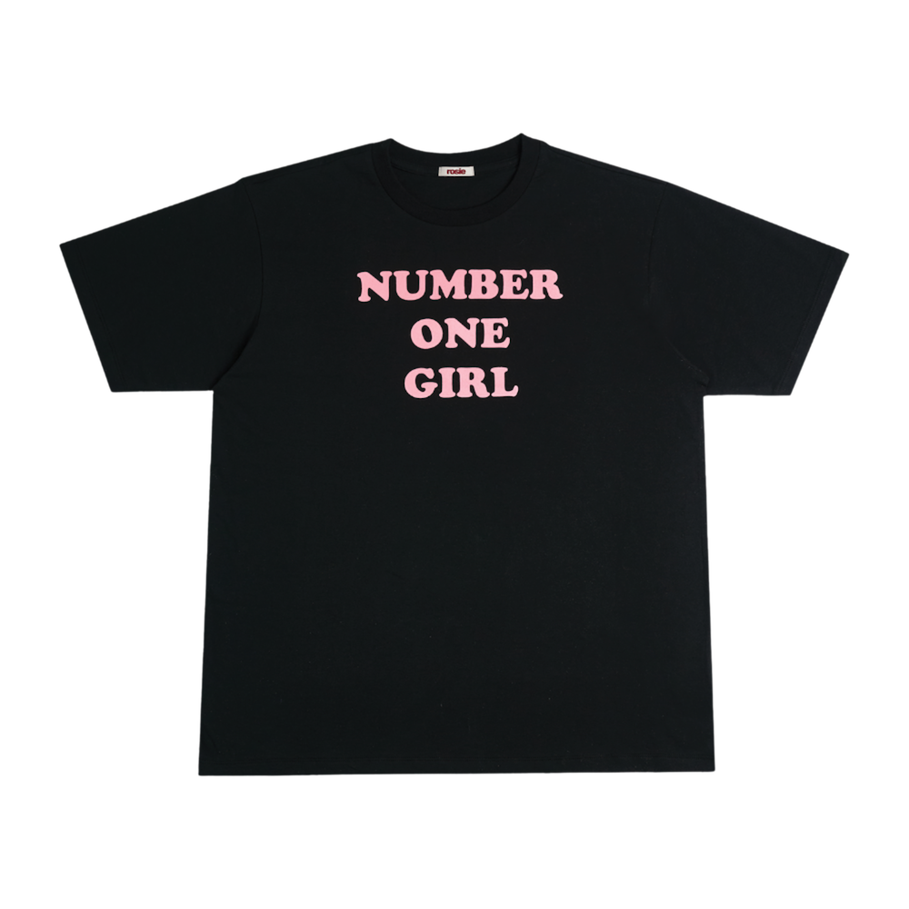 ROSÉ [ROSIE] | Numer One Girl T-Shirt | Black